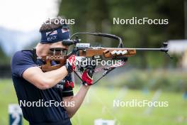 26.08.2024, Martell, Italy (ITA): Didier Bionaz (ITA) - Biathlon summer training, Martell (ITA). www.nordicfocus.com. © Vanzetta/NordicFocus. Every downloaded picture is fee-liable.