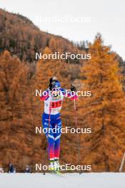 07.11.2024, Bessans, France (FRA): Chloe Bened (FRA) - Biathlon summer training, Bessans (FRA). www.nordicfocus.com. © Authamayou/NordicFocus. Every downloaded picture is fee-liable.