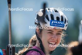 31.07.2024, Lavaze, Italy (ITA): Anna Andexer (AUT) - Biathlon summer training, Lavaze (ITA). www.nordicfocus.com. © Barbieri/NordicFocus. Every downloaded picture is fee-liable.