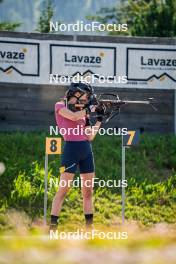 31.07.2024, Lavaze, Italy (ITA): Anna Juppe (AUT) - Biathlon summer training, Lavaze (ITA). www.nordicfocus.com. © Barbieri/NordicFocus. Every downloaded picture is fee-liable.