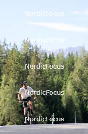 15.07.2024, Lenzerheide, Switzerland (SUI): Emil Bormetti (ITA), Coach Team USA - Biathlon summer training, Lenzerheide (SUI). www.nordicfocus.com. © Manzoni/NordicFocus. Every downloaded picture is fee-liable.