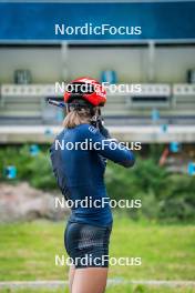 17.07.2024, Martell, Italy (ITA): Lisa Vittozzi (ITA) - Biathlon summer training, Martell (ITA). www.nordicfocus.com. © Barbieri/NordicFocus. Every downloaded picture is fee-liable.