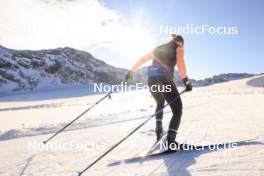 14.10.2024, Ramsau am Dachstein, Austria (AUT): Sophie Chauveau (FRA) - Biathlon summer training, Dachsteinglacier, Ramsau am Dachstein (AUT). www.nordicfocus.com. © Manzoni/NordicFocus. Every downloaded picture is fee-liable.