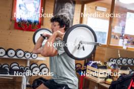 27.08.2024, Martell, Italy (ITA): Tommaso Giacomel (ITA) - Biathlon summer training, Martell (ITA). www.nordicfocus.com. © Vanzetta/NordicFocus. Every downloaded picture is fee-liable.