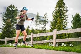 15.06.2024, Lavaze, Italy (ITA): Ella Hallvarsson (SWE) - Biathlon summer training, Lavaze (ITA). www.nordicfocus.com. © Barbieri/NordicFocus. Every downloaded picture is fee-liable.