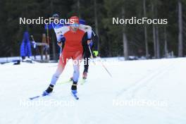 07.11.2024, Davos, Switzerland (SUI): Gion Stalder (SUI) - Biathlon training, snowfarming track, Davos (SUI). www.nordicfocus.com. © Manzoni/NordicFocus. Every downloaded picture is fee-liable.