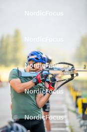 28.08.2024, Bessans, France (FRA): Oscar Lombardot (FRA) - Biathlon summer training, Bessans (FRA). www.nordicfocus.com. © Authamayou/NordicFocus. Every downloaded picture is fee-liable.