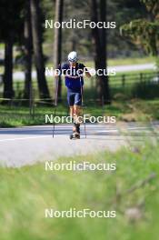 18.07.2024, Lenzerheide, Switzerland (SUI): Campbell Wright (NZL) - Biathlon summer training, Lenzerheide (SUI). www.nordicfocus.com. © Manzoni/NordicFocus. Every downloaded picture is fee-liable.