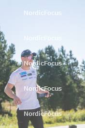 05.09.2024, Font-Romeu, France (FRA): Johannes Lukas (GER), Coach Team Sweden - Biathlon summer training, Font-Romeu (FRA). www.nordicfocus.com. © Authamayou/NordicFocus. Every downloaded picture is fee-liable.