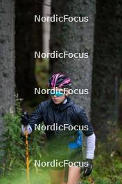 30.09.2024, Lavaze, Italy (ITA): Astrid Plosch (ITA) - Biathlon summer training, Lavaze (ITA). www.nordicfocus.com. © Barbieri/NordicFocus. Every downloaded picture is fee-liable.