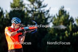 02.09.2024, Font-Romeu, France (FRA): Jesper Nelin (SWE) - Biathlon summer training, Font-Romeu (FRA). www.nordicfocus.com. © Authamayou/NordicFocus. Every downloaded picture is fee-liable.