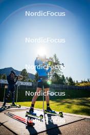 29.09.2024, Lavaze, Italy (ITA): Lisa Vittozzi (ITA) - Biathlon summer training, Lavaze (ITA). www.nordicfocus.com. © Barbieri/NordicFocus. Every downloaded picture is fee-liable.