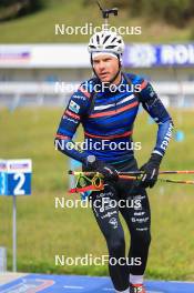 16.09.2024, Lenzerheide, Switzerland (SUI): Emilien Jacquelin (FRA) - Biathlon summer training, Lenzerheide (SUI). www.nordicfocus.com. © Manzoni/NordicFocus. Every downloaded picture is fee-liable.