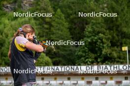 29.08.2024, Bessans, France (FRA): Justine Braisaz-Bouchet (FRA) - Biathlon summer training, Bessans (FRA). www.nordicfocus.com. © Authamayou/NordicFocus. Every downloaded picture is fee-liable.