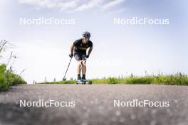 19.06.2024, Lavaze, Italy (ITA): Elia Zeni (ITA) - Biathlon summer training, Lavaze (ITA). www.nordicfocus.com. © Vanzetta/NordicFocus. Every downloaded picture is fee-liable.