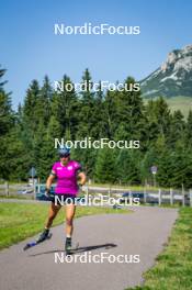 31.07.2024, Lavaze, Italy (ITA): Dunja Zdouc (AUT) - Biathlon summer training, Lavaze (ITA). www.nordicfocus.com. © Barbieri/NordicFocus. Every downloaded picture is fee-liable.