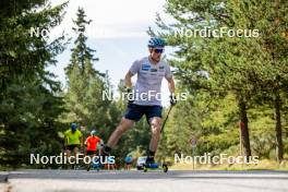 02.09.2024, Font-Romeu, France (FRA): Sebastian Samuelsson (SWE) - Biathlon summer training, Font-Romeu (FRA). www.nordicfocus.com. © Authamayou/NordicFocus. Every downloaded picture is fee-liable.