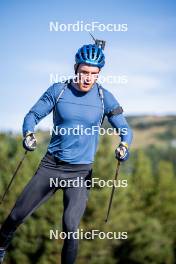 05.09.2024, Font-Romeu, France (FRA): Sebastian Samuelsson (SWE) - Biathlon summer training, Font-Romeu (FRA). www.nordicfocus.com. © Authamayou/NordicFocus. Every downloaded picture is fee-liable.