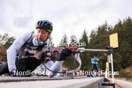 13.10.2024, Ramsau am Dachstein, Austria (AUT): Matthias Riebli (SUI) - Biathlon summer training, Ramsau am Dachstein (AUT). www.nordicfocus.com. © Manzoni/NordicFocus. Every downloaded picture is fee-liable.