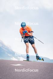 06.06.2024, Lavaze, Italy (ITA): Viktor Brandt (SWE) - Biathlon summer training, Lavaze (ITA). www.nordicfocus.com. © Barbieri/NordicFocus. Every downloaded picture is fee-liable.