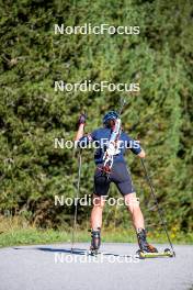 05.09.2024, Font-Romeu, France (FRA): Ella Halvarsson (SWE) - Biathlon summer training, Font-Romeu (FRA). www.nordicfocus.com. © Authamayou/NordicFocus. Every downloaded picture is fee-liable.