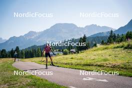 31.07.2024, Lavaze, Italy (ITA): Anna Juppe (AUT) - Biathlon summer training, Lavaze (ITA). www.nordicfocus.com. © Barbieri/NordicFocus. Every downloaded picture is fee-liable.