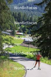 06.08.2024, Lenzerheide, Switzerland (SUI): Lena Haecki-Gross (SUI) - Biathlon summer training, Lenzerheide (SUI). www.nordicfocus.com. © Manzoni/NordicFocus. Every downloaded picture is fee-liable.