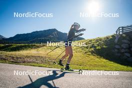 29.09.2024, Lavaze, Italy (ITA): Hannah Auchentaller (ITA) - Biathlon summer training, Lavaze (ITA). www.nordicfocus.com. © Barbieri/NordicFocus. Every downloaded picture is fee-liable.