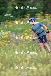 02.07.2024, Premanon, France (FRA): Oscar Lombardot (FRA) - Biathlon summer training, Premanon (FRA). www.nordicfocus.com. © Manzoni/NordicFocus. Every downloaded picture is fee-liable.