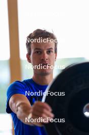 16.09.2024, Lenzerheide, Switzerland (SUI): Damien Levet (FRA) - Biathlon summer training, Lenzerheide (SUI). www.nordicfocus.com. © Manzoni/NordicFocus. Every downloaded picture is fee-liable.