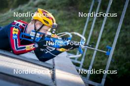 22.10.2024, Lavaze, Italy (ITA): Johannes Thingnes Boe (NOR) - Biathlon summer training, Lavaze (ITA). www.nordicfocus.com. © Vanzetta/NordicFocus. Every downloaded picture is fee-liable.