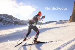 14.10.2024, Ramsau am Dachstein, Austria (AUT): Elisa Gasparin (SUI) - Biathlon summer training, Dachsteinglacier, Ramsau am Dachstein (AUT). www.nordicfocus.com. © Manzoni/NordicFocus. Every downloaded picture is fee-liable.