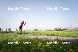 19.06.2024, Lavaze, Italy (ITA): Dorothea Wierer (ITA) - Biathlon summer training, Lavaze (ITA). www.nordicfocus.com. © Vanzetta/NordicFocus. Every downloaded picture is fee-liable.