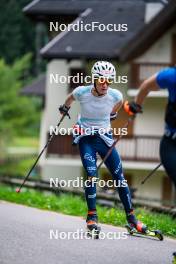 30.09.2024, Lavaze, Italy (ITA): Michela Carrara (ITA) - Biathlon summer training, Lavaze (ITA). www.nordicfocus.com. © Barbieri/NordicFocus. Every downloaded picture is fee-liable.