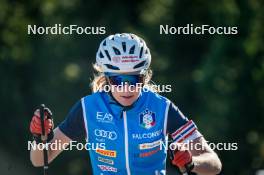 29.09.2024, Lavaze, Italy (ITA): Michela Carrara (ITA) - Biathlon summer training, Lavaze (ITA). www.nordicfocus.com. © Barbieri/NordicFocus. Every downloaded picture is fee-liable.