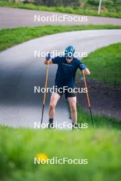 06.06.2024, Lavaze, Italy (ITA): Martin Ponsiluoma (SWE) - Biathlon summer training, Lavaze (ITA). www.nordicfocus.com. © Barbieri/NordicFocus. Every downloaded picture is fee-liable.