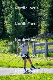 31.07.2024, Lavaze, Italy (ITA): Antonin Guigonnat (FRA) - Biathlon summer training, Lavaze (ITA). www.nordicfocus.com. © Barbieri/NordicFocus. Every downloaded picture is fee-liable.