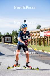 05.09.2024, Font-Romeu, France (FRA): Ella Halvarsson (SWE) - Biathlon summer training, Font-Romeu (FRA). www.nordicfocus.com. © Authamayou/NordicFocus. Every downloaded picture is fee-liable.