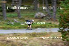 20.09.2024, Font-Romeu, France (FRA): Eve Bouvard (BEL) - Biathlon summer training, Font-Romeu (FRA). www.nordicfocus.com. © Authamayou/NordicFocus. Every downloaded picture is fee-liable.