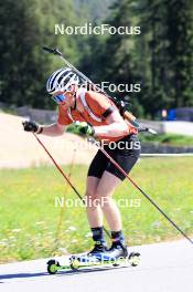 06.08.2024, Lenzerheide, Switzerland (SUI): Sebastian Stalder (SUI) - Biathlon summer training, Lenzerheide (SUI). www.nordicfocus.com. © Manzoni/NordicFocus. Every downloaded picture is fee-liable.