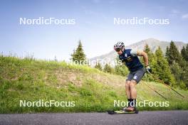 19.06.2024, Lavaze, Italy (ITA): Tommaso Giacomel (ITA) - Biathlon summer training, Lavaze (ITA). www.nordicfocus.com. © Vanzetta/NordicFocus. Every downloaded picture is fee-liable.