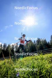 15.09.2024, Lenzerheide, Switzerland (SUI): Quentin Fillon Maillet (FRA) - Sommer Nordic Event 2024, Sommer Biathlon Cup, Lenzerheide (SUI). www.nordicfocus.com. © Manzoni/NordicFocus. Every downloaded picture is fee-liable.