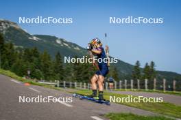 31.07.2024, Lavaze, Italy (ITA): Anna Gandler (AUT) - Biathlon summer training, Lavaze (ITA). www.nordicfocus.com. © Barbieri/NordicFocus. Every downloaded picture is fee-liable.