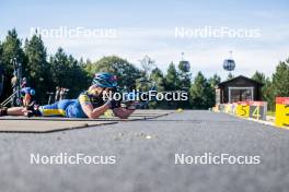 05.09.2024, Font-Romeu, France (FRA): Anna Karin Heijdenberg (SWE) - Biathlon summer training, Font-Romeu (FRA). www.nordicfocus.com. © Authamayou/NordicFocus. Every downloaded picture is fee-liable.