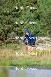 05.09.2024, Font-Romeu, France (FRA): Anton Ivarsson (SWE) - Biathlon summer training, Font-Romeu (FRA). www.nordicfocus.com. © Authamayou/NordicFocus. Every downloaded picture is fee-liable.