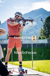 27.06.2024, Lavaze, Italy (ITA): Vetle Sjaastad Christiansen (NOR) - Biathlon summer training, Lavaze (ITA). www.nordicfocus.com. © Barbieri/NordicFocus. Every downloaded picture is fee-liable.