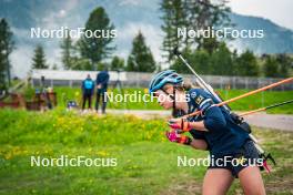 15.06.2024, Lavaze, Italy (ITA): Sara Andersson (SWE) - Biathlon summer training, Lavaze (ITA). www.nordicfocus.com. © Barbieri/NordicFocus. Every downloaded picture is fee-liable.