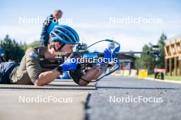 05.09.2024, Font-Romeu, France (FRA): Malte Stefansson (SWE) - Biathlon summer training, Font-Romeu (FRA). www.nordicfocus.com. © Authamayou/NordicFocus. Every downloaded picture is fee-liable.