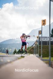 06.08.2024, Lavaze, Italy (ITA): Anna Gandler (AUT) - Biathlon summer training, Lavaze (ITA). www.nordicfocus.com. © Barbieri/NordicFocus. Every downloaded picture is fee-liable.