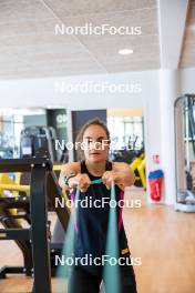 18.06.2024, Tignes, France (FRA): Gilonne Guigonnat (FRA) - Biathlon summer training, Tignes (FRA). www.nordicfocus.com. © Authamayou/NordicFocus. Every downloaded picture is fee-liable.